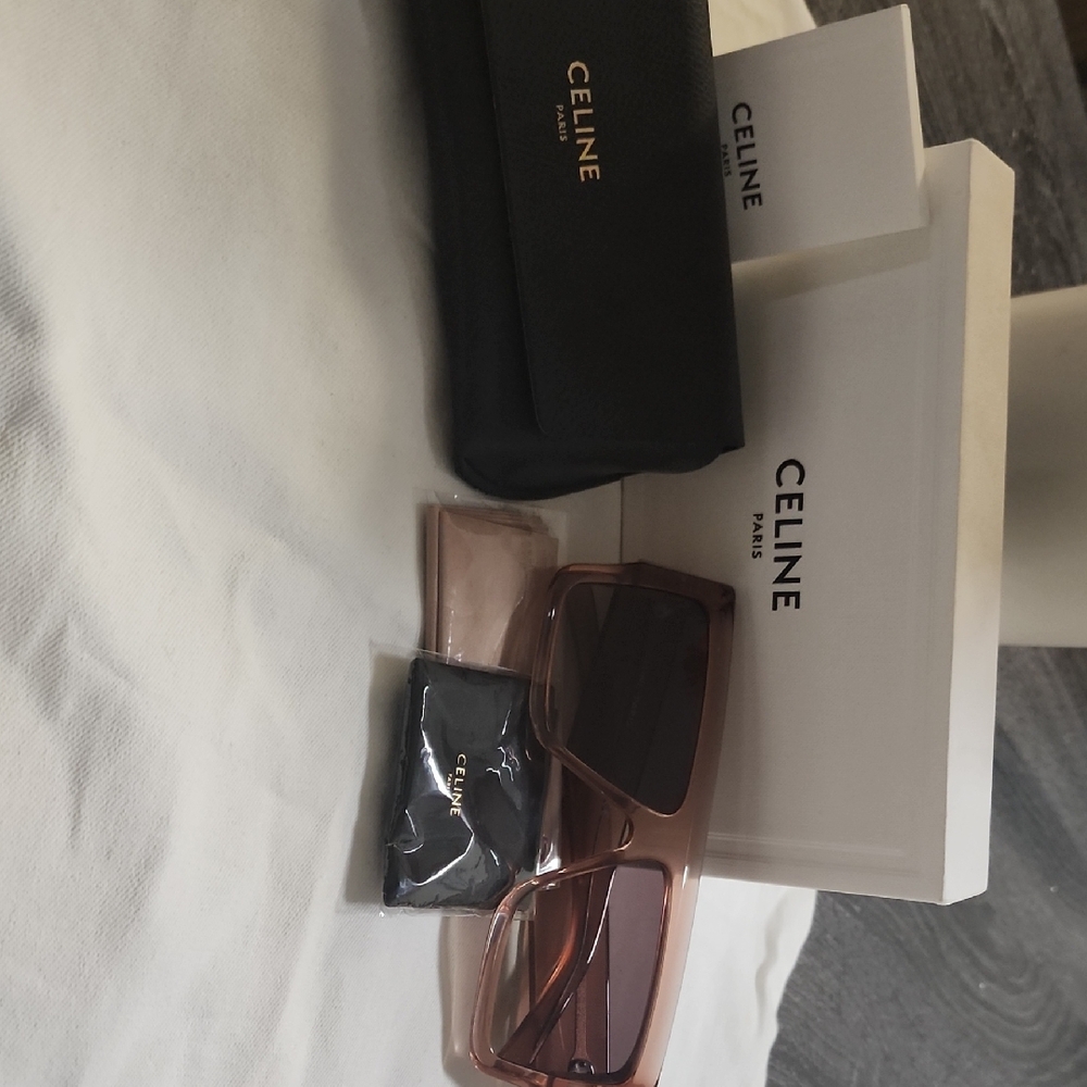 CELINE *AUTHENTIC  Flat Top Square Sunglasses